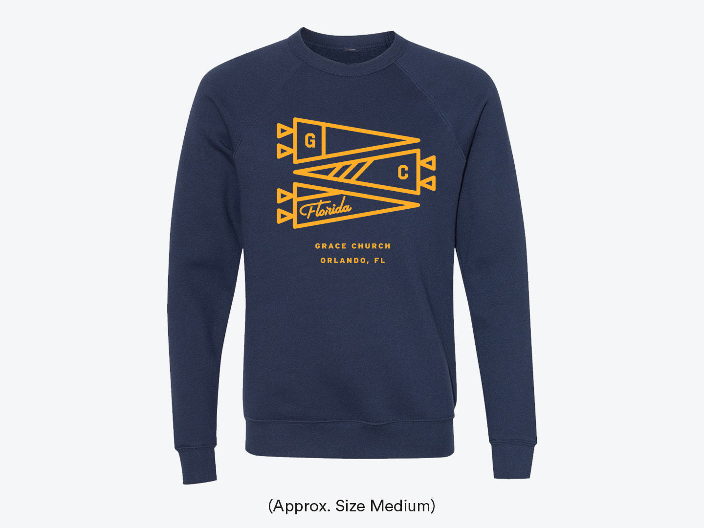 Collegiate Flag Crew Neck Sweatshirt